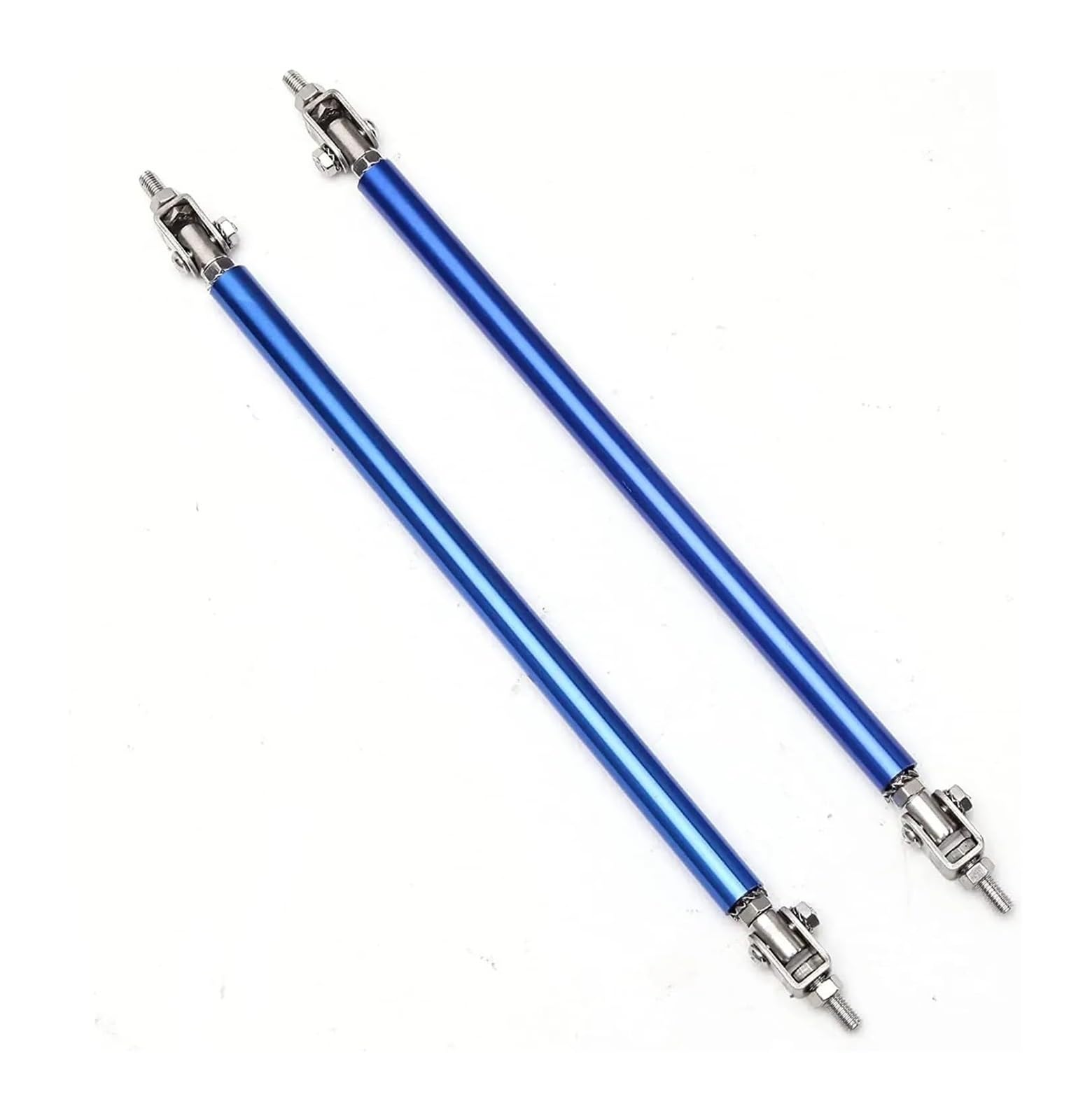 Frontstoßstange Lippe Für VW Für G&olf 6 MK6 Für GTD Für GTI 2009-2013 Für Rleitung Universal Frontschürze Lip Splitter Strut Rod Krawatte Unterstützung Bar(15cm Blue) von FAHBSTR