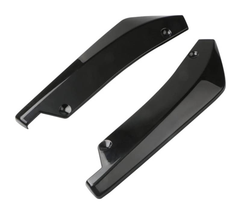 Frontstoßstange Lippe Spoiler Wing Universal Auto Vorne Hinten Stoßstange Streifen Lip Spoiler Diffusor Splitter Winglets Seitenrock Verlängerung Kratzschutz(Schwarz) von FAHBSTR