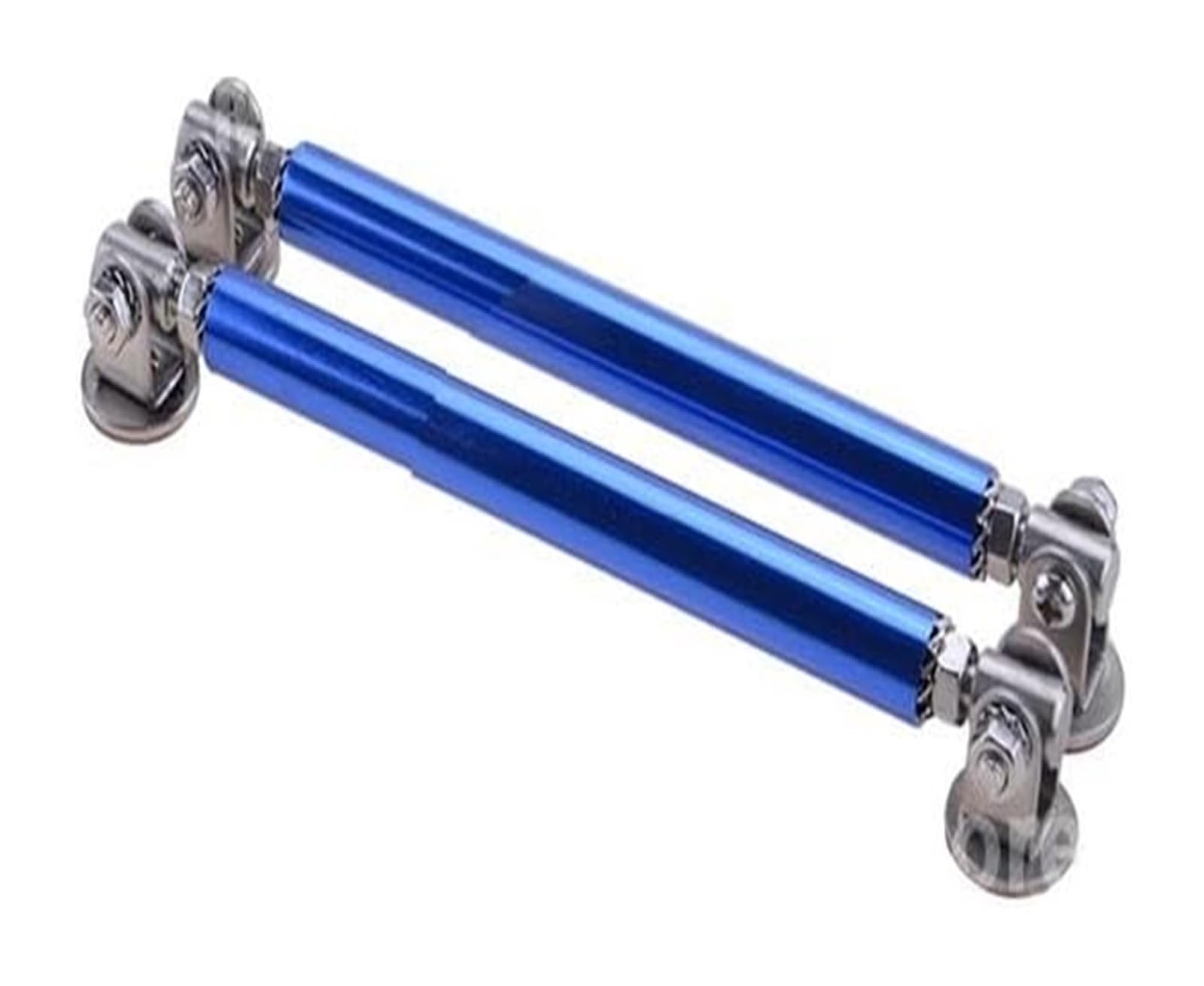 Frontstoßstange Lippe Universal Auto Splitter Stangen Racing Einstellbare Front Lip Unterstützung Tie Bar Kit Sparen Bohren Loch 75mm/100mm/150mm/200mm(10CM Blue) von FAHBSTR