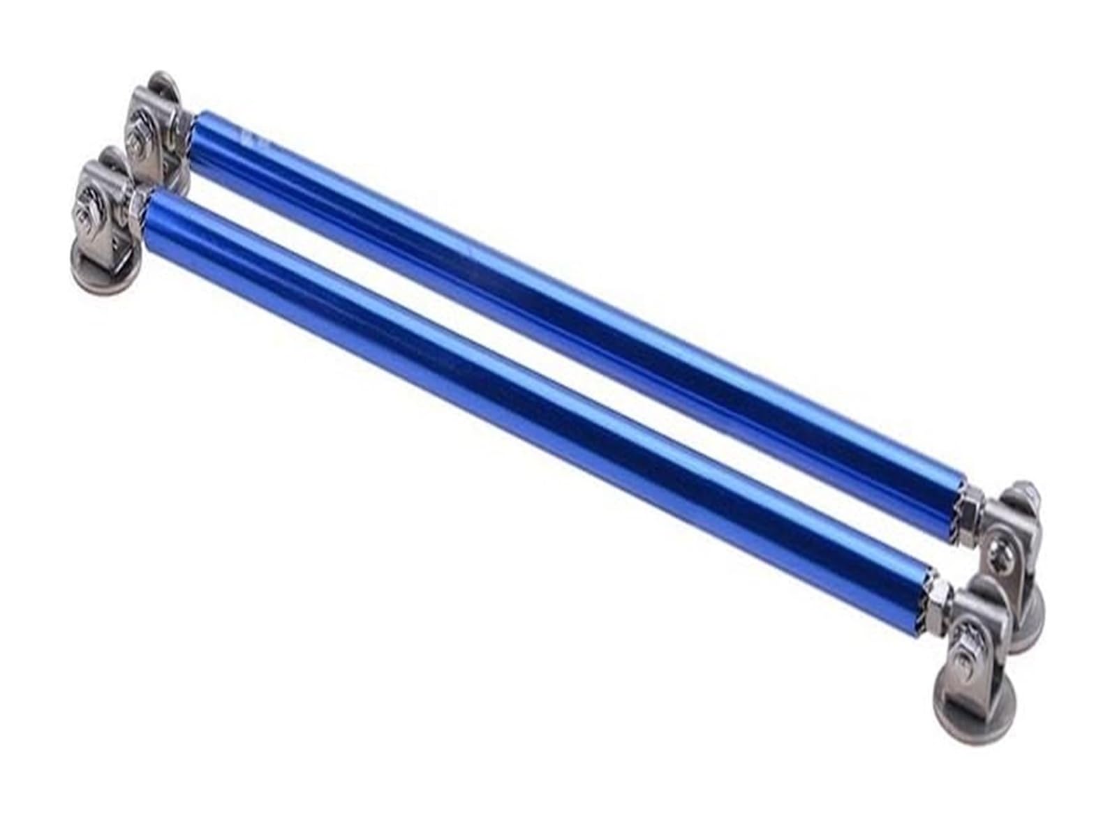 Frontstoßstange Lippe Universal Auto Splitter Stangen Racing Einstellbare Front Lip Unterstützung Tie Bar Kit Sparen Bohren Loch 75mm/100mm/150mm/200mm(20CM Blue) von FAHBSTR