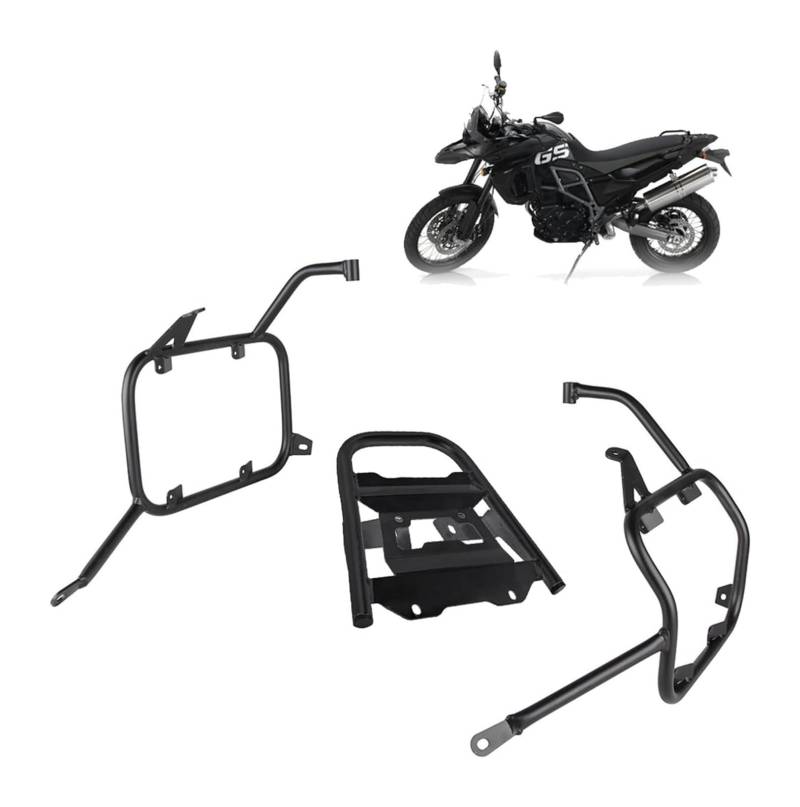 Motorrad-Gepäckträger Für B&MW F800GS F700GS F 800 700 F800 GS 2009-2017 Top Box Rack Seitentaschen Halterung Gepäck Fall Satteltasche Unterstützung Motorrad von FAHBSTR