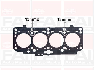 Fai Autoparts Dichtung, Zylinderkopf [Hersteller-Nr. HG1011] für Audi, Seat, Skoda, VW von FAI AutoParts