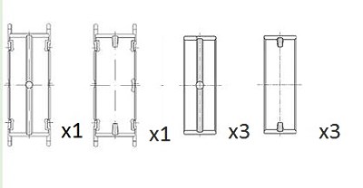 Fai Autoparts Kurbelwellenlager [Hersteller-Nr. BM1013-STD] für Citroën, Jaguar, Land Rover, Peugeot von FAI AutoParts