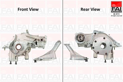 Fai Autoparts Ölpumpe [Hersteller-Nr. OP267] für Chrysler, Fiat, Ford, Lancia, Zastava von FAI AutoParts