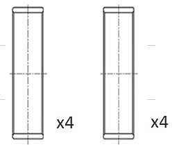 Fai Autoparts Pleuellager [Hersteller-Nr. BB2017-STD] für Opel, Saab, Vauxhall von FAI AutoParts