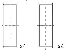 Fai Autoparts Pleuellager [Hersteller-Nr. BB2026-STD] für Citroën, Ds, Mini, Opel, Peugeot von FAI AutoParts