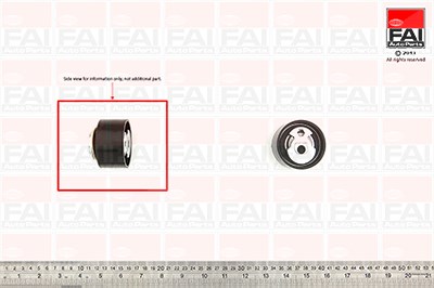 Fai Autoparts Spannrolle, Zahnriemen [Hersteller-Nr. T9317] für Ford, Ldv von FAI AutoParts