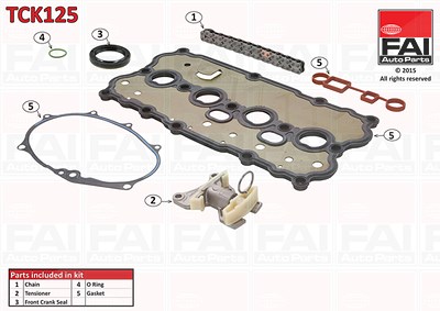 Fai Autoparts Steuerkettensatz [Hersteller-Nr. TCK125] für Audi, VW von FAI AutoParts