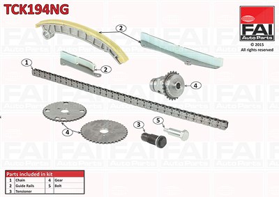 Fai Autoparts Steuerkettensatz [Hersteller-Nr. TCK194NG] für Citroën, Fiat, Iveco, Peugeot von FAI AutoParts