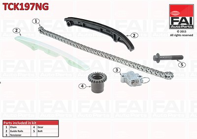 Fai Autoparts Steuerkettensatz [Hersteller-Nr. TCK197NG] für Alfa Romeo, Fiat, Lancia von FAI AutoParts