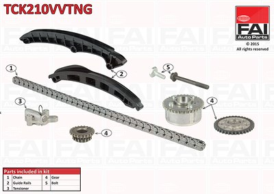 Fai Autoparts Steuerkettensatz [Hersteller-Nr. TCK210VVTNG] für VW von FAI AutoParts