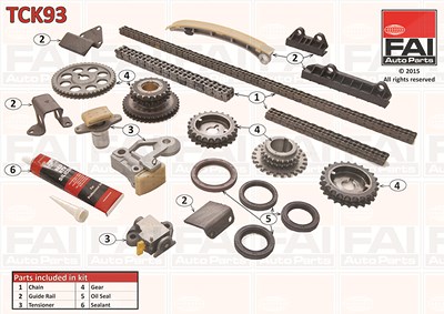 Fai Autoparts Steuerkettensatz [Hersteller-Nr. TCK93] für Suzuki von FAI AutoParts