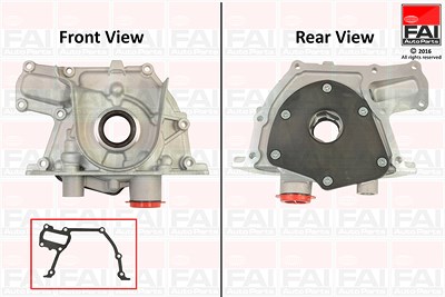 Fai Autoparts Ölpumpe [Hersteller-Nr. OP317] für Opel, Saab, Vauxhall von FAI AutoParts