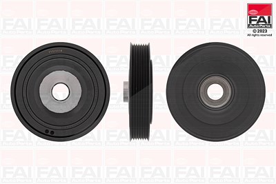 Fai Autoparts Riemenscheibe, Kurbelwelle [Hersteller-Nr. FVD1014] für Nissan, Renault, Suzuki von FAI AutoParts