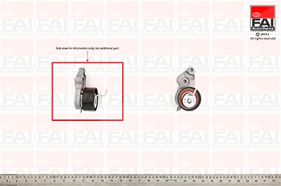 Fai Autoparts Spannrolle, Zahnriemen [Hersteller-Nr. T9315] für Ford, Mazda, Volvo von FAI AutoParts