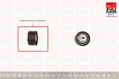 Fai Autoparts Spannrolle, Zahnriemen [Hersteller-Nr. T9369] für Dacia, Nissan, Renault von FAI AutoParts