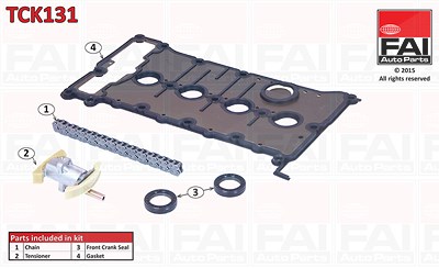 Fai Autoparts Steuerkettensatz [Hersteller-Nr. TCK131] für Audi, VW von FAI AutoParts