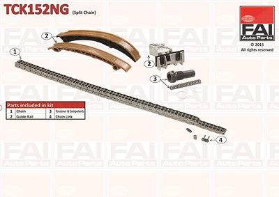 Fai Autoparts Steuerkettensatz [Hersteller-Nr. TCK152NG] für Mercedes-Benz von FAI AutoParts