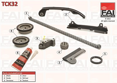 Fai Autoparts Steuerkettensatz [Hersteller-Nr. TCK32] für Nissan von FAI AutoParts