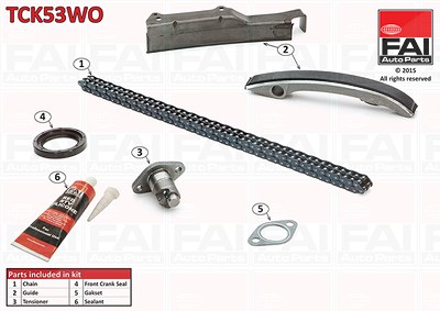 Fai Autoparts Steuerkettensatz [Hersteller-Nr. TCK53WO] für Mitsubishi von FAI AutoParts