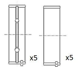 Kurbelwellenlager FAI Autoparts BM1001-STD von FAI Autoparts