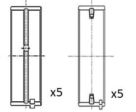 Kurbelwellenlager FAI Autoparts BM1002-STD von FAI Autoparts