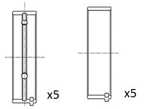 Kurbelwellenlager FAI Autoparts BM1006-STD von FAI Autoparts