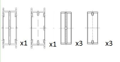 Kurbelwellenlager FAI Autoparts BM1013-025 von FAI Autoparts