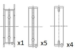 Kurbelwellenlager FAI Autoparts BM1021-STD von FAI Autoparts