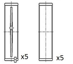 Kurbelwellenlager FAI Autoparts BM1024-STD von FAI Autoparts