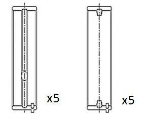 Kurbelwellenlager FAI Autoparts BM1034-025 von FAI Autoparts