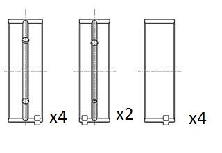 Kurbelwellenlager FAI Autoparts BM1043-STD von FAI Autoparts