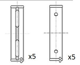 Kurbelwellenlager FAI Autoparts BM1050-020 von FAI Autoparts