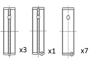 Kurbelwellenlager FAI Autoparts BM1051-025 von FAI Autoparts