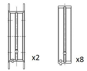 Kurbelwellenlager FAI Autoparts BM1065-025 von FAI Autoparts