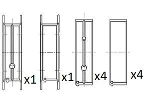 Kurbelwellenlager FAI Autoparts BM1067-STD von FAI Autoparts