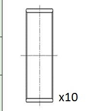 Pleuellager FAI Autoparts BB2073-STD von FAI Autoparts