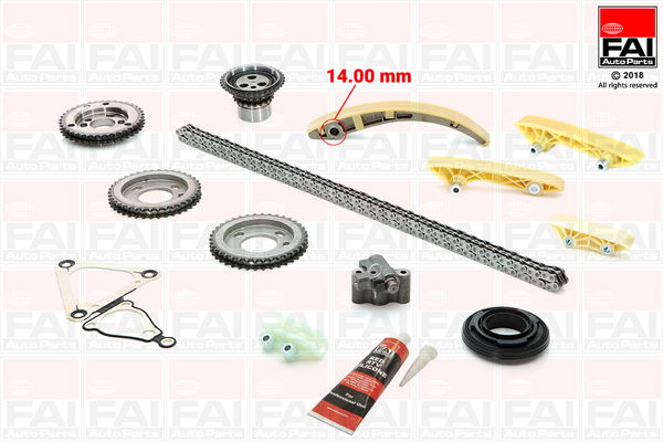 Steuerkettensatz oben FAI Autoparts TCK160 von FAI Autoparts