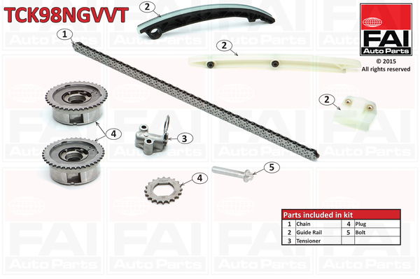 Steuerkettensatz oben FAI Autoparts TCK98NGVVT von FAI Autoparts