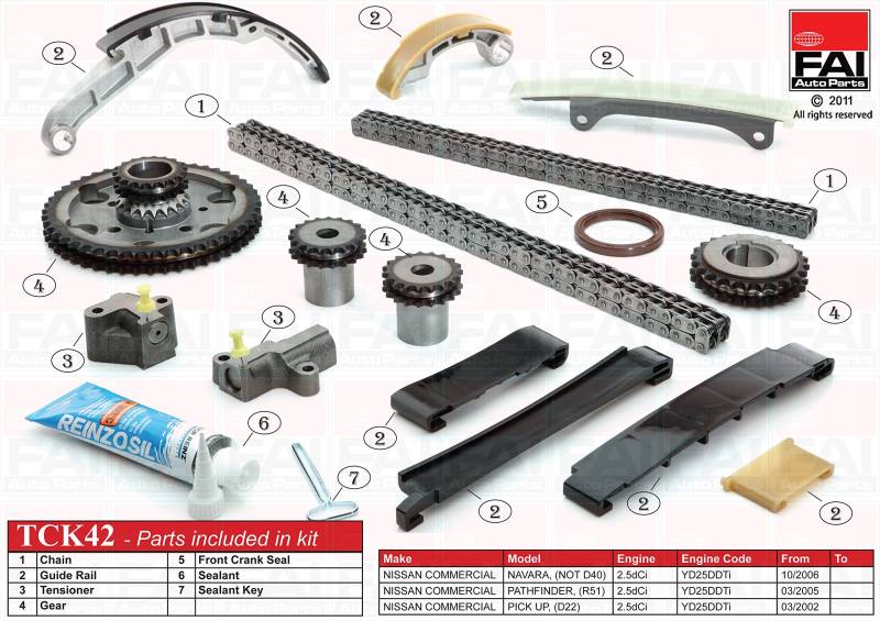 TCK42 FAI TIMING CHAIN KIT OE QUALITY von FAI Autoparts