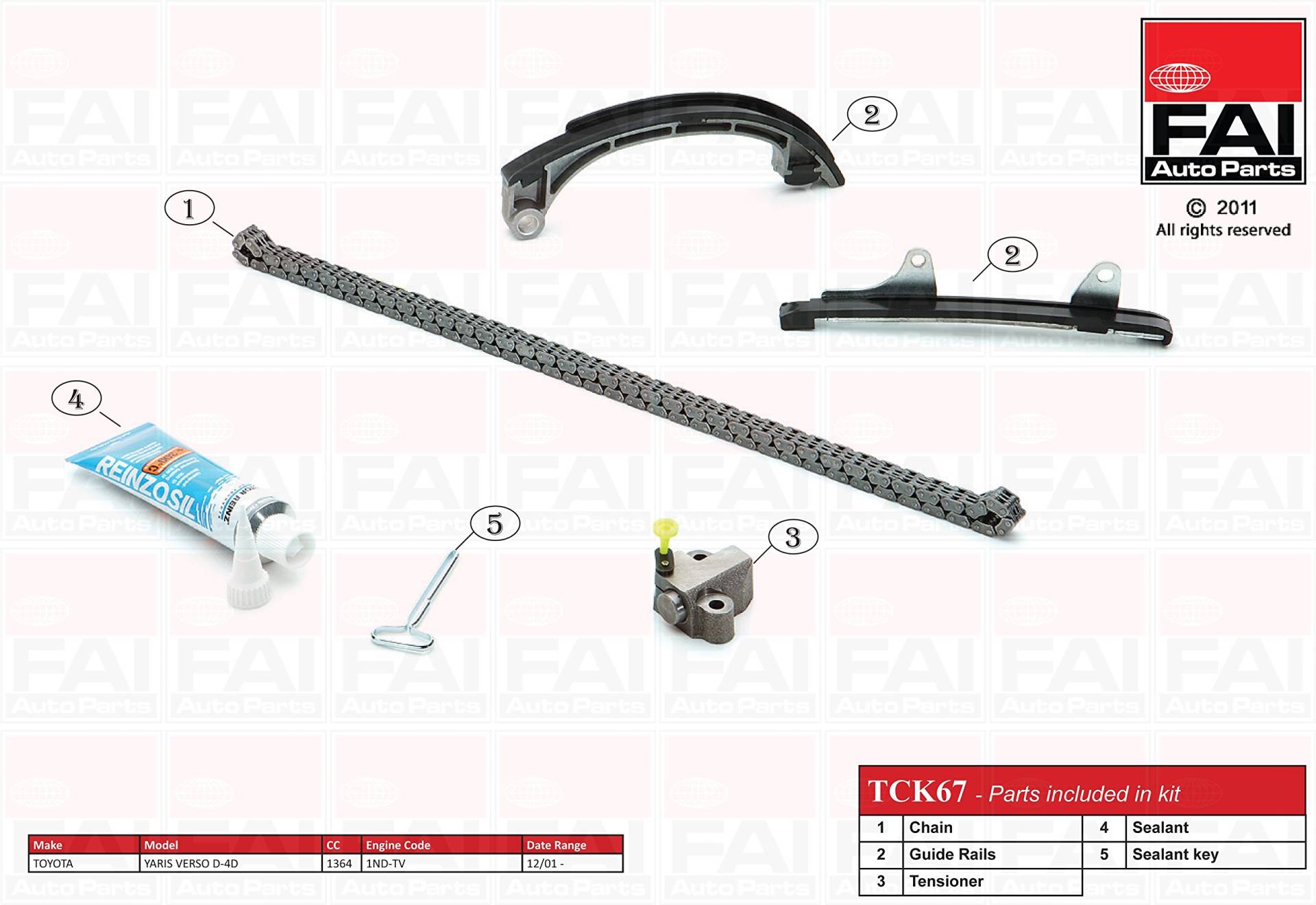 Tck67 Fai Timing Chain Kit Oe Quality von FAI Autoparts