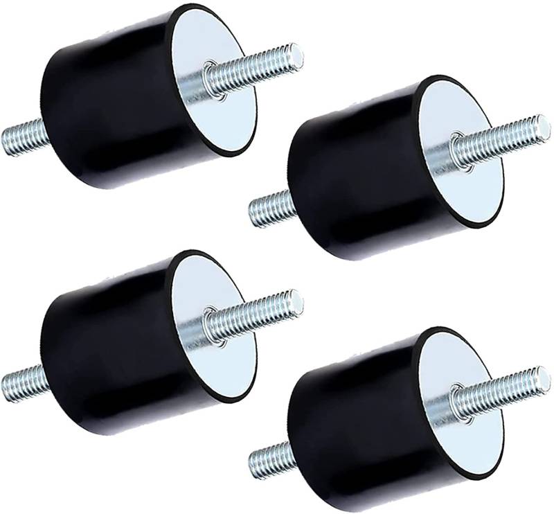 M8 30x30 Gummipuffer Vibrationsisolator, Luftkompressor-Pumpe, Anti-Vibration, Gummihalterung, Stoßdämpfer Antivibrationsisolation Gummilager Bootsspulen Gummilager Stoßdämpfer(VV30*30) von FAIREDEAR