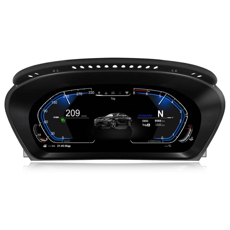 12.3' Digitales Kombiinstrument für BMW 5er E60 E61(2003-2009) Tachometer Armaturenbrett von FAJSE