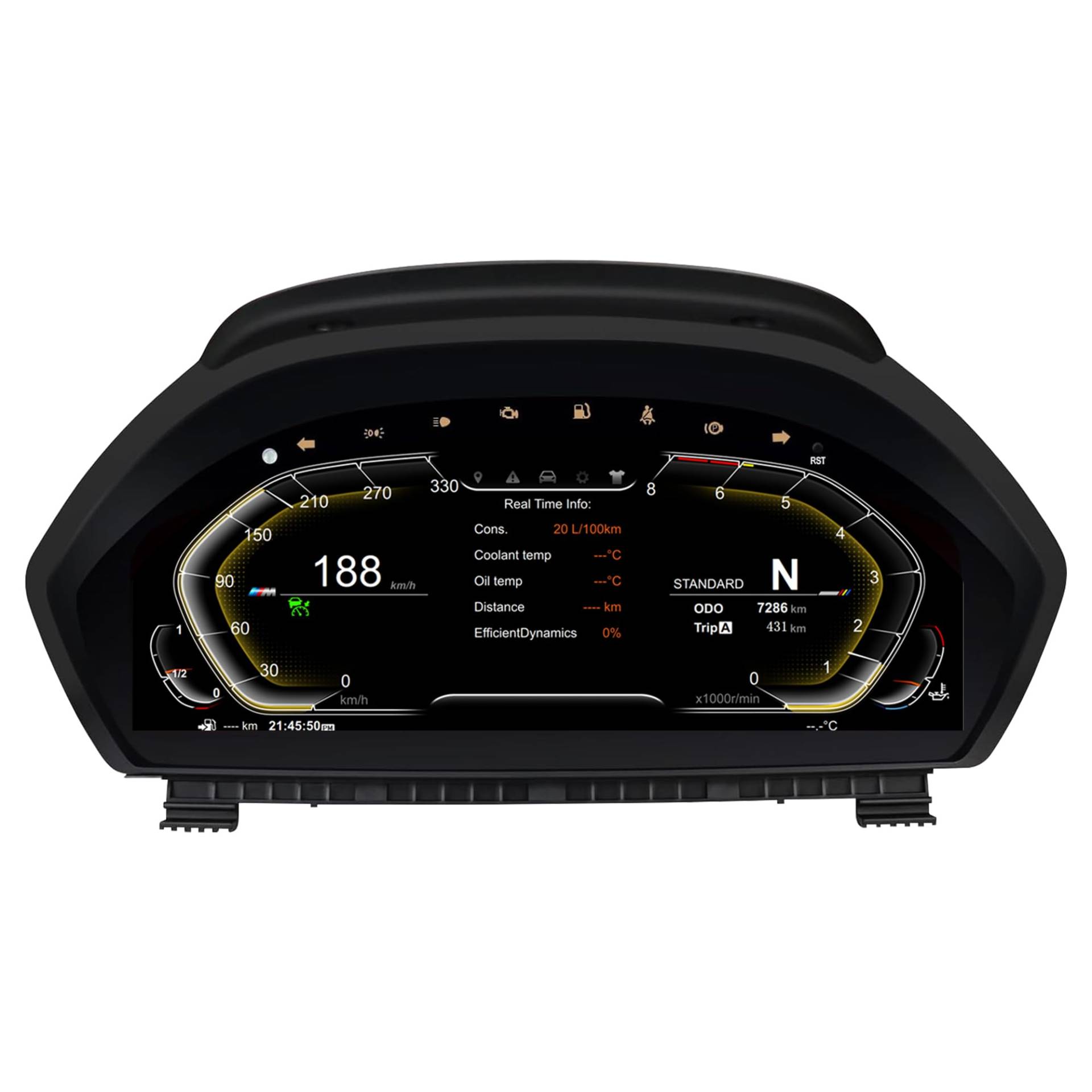 12.3'' Digitales Kombiinstrument für BMW F30 F31 GT-F34 F32 F33 F36 Tachometer Armaturenbrett von FAJSE