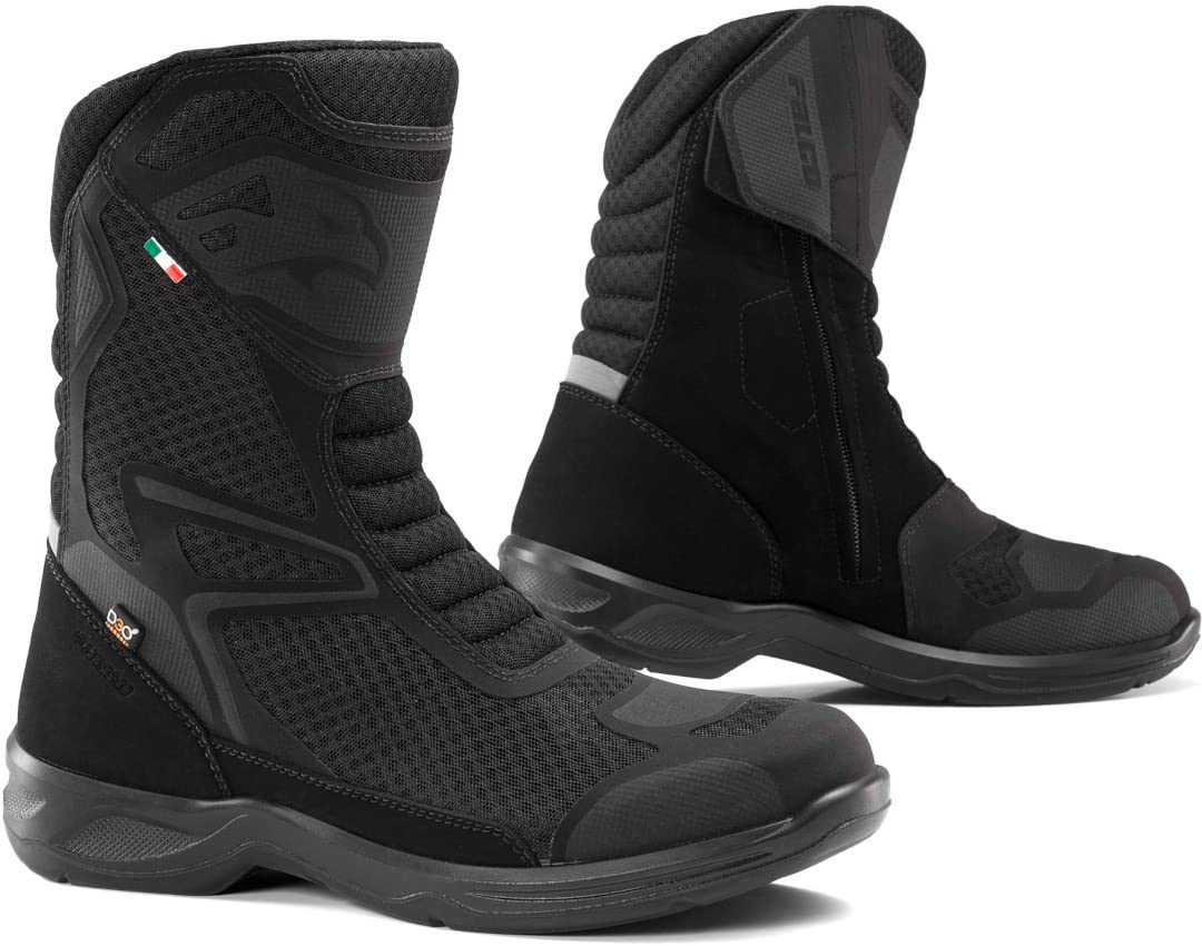 Falco Atlas 2 Air Motorradstiefel (Black,44) von FALCO