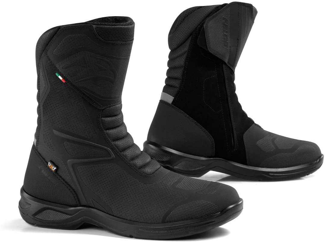 Falco Atlas 2 Motorradstiefel (Black,43) von FALCO