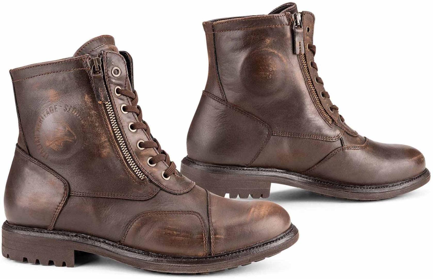 Falco Aviator Motorradstiefel, braun, 42 von FALCO