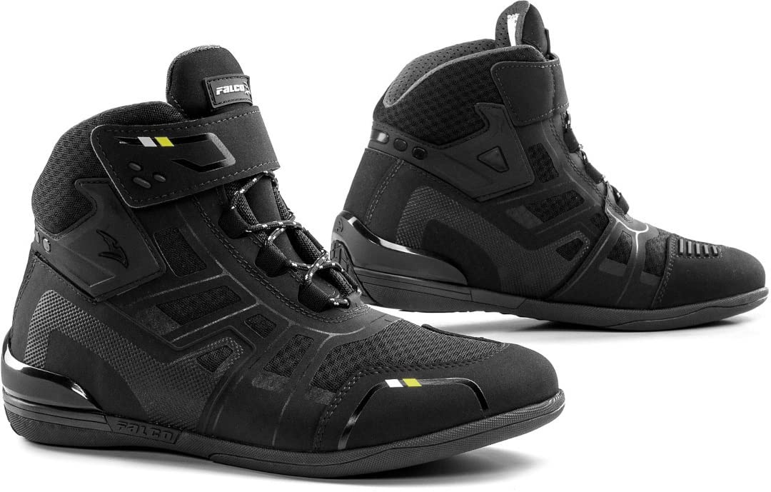 Falco Maxx-Tech 2 WTR Motorradschuhe (Black,45) von FALCO