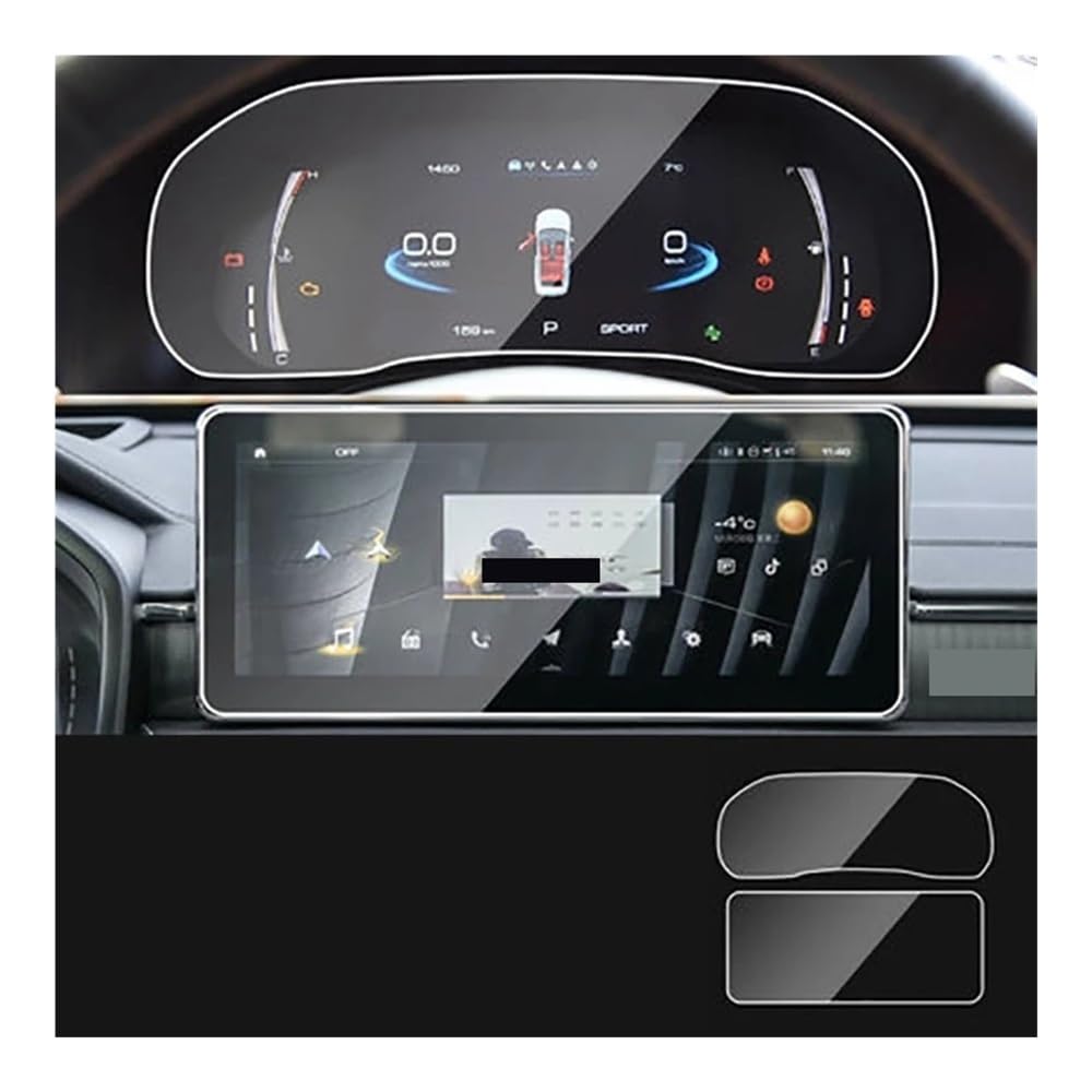 Displayschutzfolie Folie 12,3 Zoll für Haval für Jolion 2021 Dashboard-Navigationsmembran Auto GPS-Displayschutzfolie von FALELELV