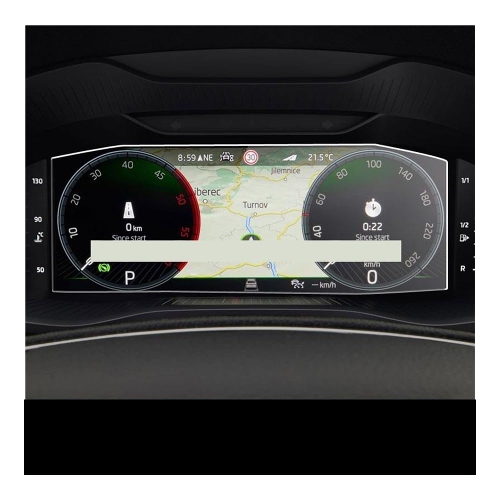 Displayschutzfolie Folie Auto GPS Navigierung Für Skoda Für Kodiaq 2021 Dashboard Screen Schutz Film Instrument von FALELELV